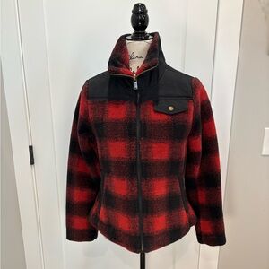 NWOT Pendleton Red and Black Lined Jacket